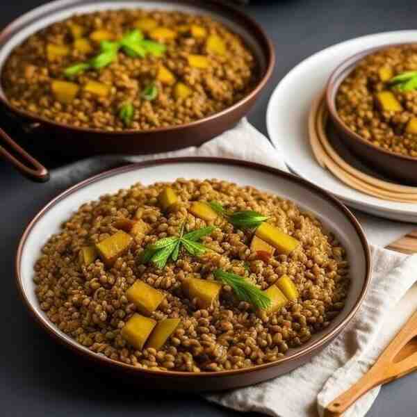 Рассольник с перловкой и солеными огурцами